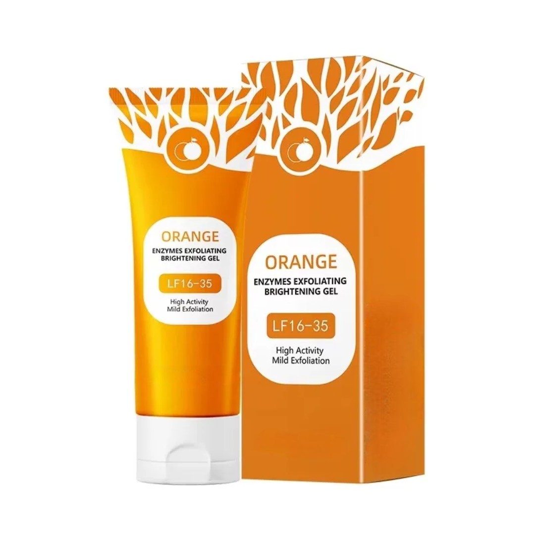 Orange Facial Exfoliating Gel – Deep Moisturizing & Gentle Pore Cleansing Scrub